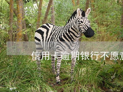 信用卡逾期银行不愿意协商 信用卡逾期银行不愿意协商