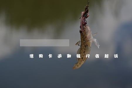 信用卡逾期银行会起诉 信用卡逾期银行会起诉