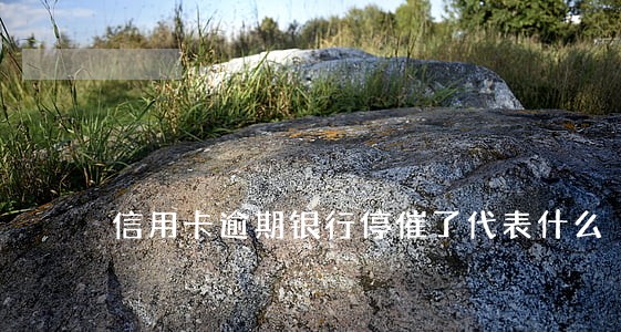 信用卡逾期银行停催了代表什么 信用卡逾期银行停催了代表什么