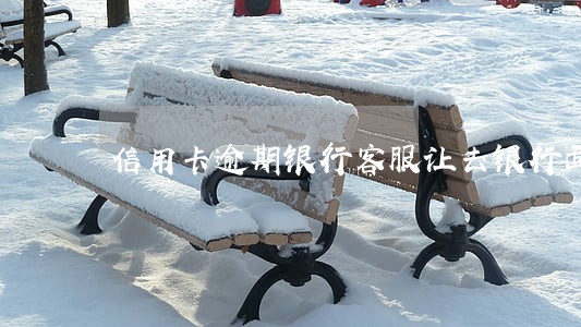 信用卡逾期银行客服让去银行面谈