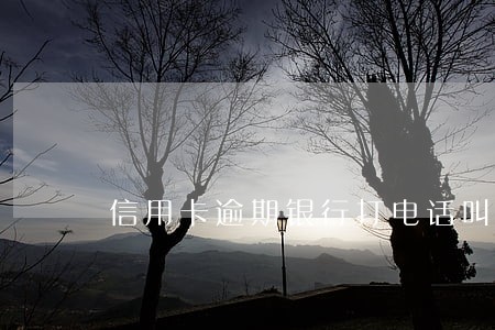 信用卡逾期银行打电话叫别人接 信用卡逾期银行打电话叫别人接