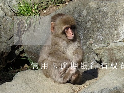 信用卡逾期银行有权自动扣款吗 信用卡逾期银行有权自动扣款吗