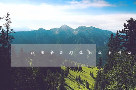 信用卡逾期银行民事诉讼 信用卡逾期银行民事诉讼