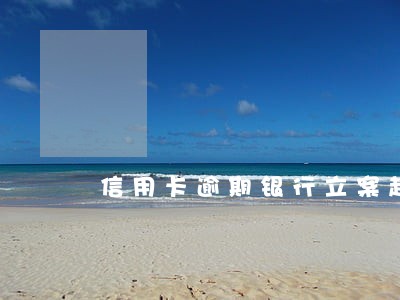 信用卡逾期银行立案起诉信用卡 信用卡逾期银行立案起诉信用卡