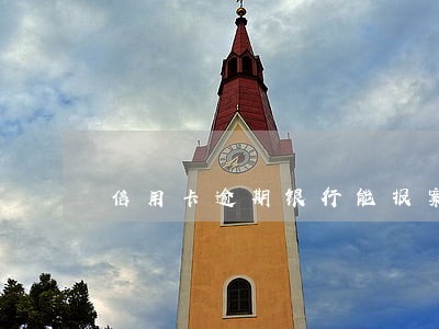 信用卡逾期银行能报案吗 信用卡逾期银行能报案吗