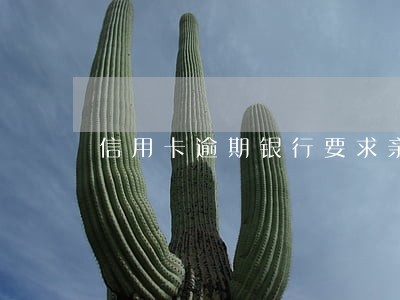 信用卡逾期银行要求亲戚号码 信用卡逾期银行要求亲戚号码