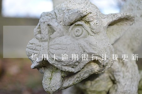 信用卡逾期银行让我更新资料