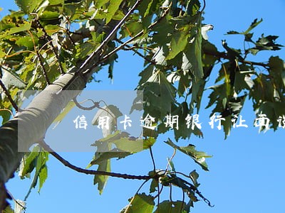 信用卡逾期银行让面谈 信用卡逾期银行让面谈