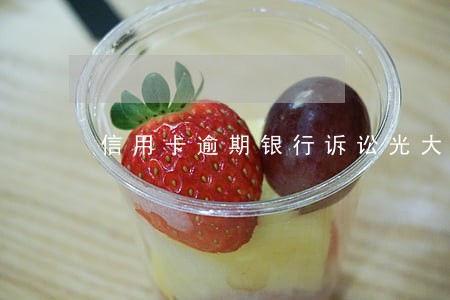 信用卡逾期银行诉讼光大 信用卡逾期银行诉讼光大