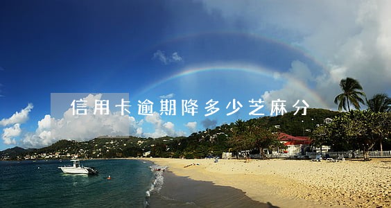 信用卡逾期降多少芝麻分