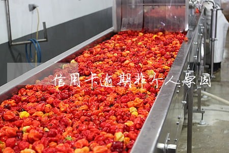 信用卡逾期非个人原因