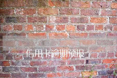 信用卡逾期预报 信用卡逾期预报