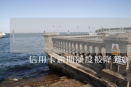 信用卡逾期额度被降到0 信用卡逾期额度被降到0