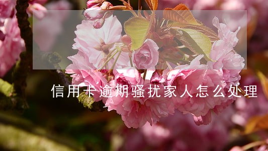 信用卡逾期骚扰家人怎么处理 信用卡逾期骚扰家人怎么处理