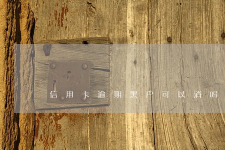 信用卡逾期黑户可以消吗 信用卡逾期黑户可以消吗