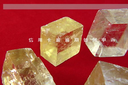 信用卡逾逾期如何申诉