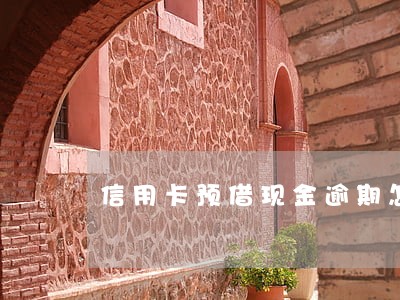 信用卡预借现金逾期怎么办