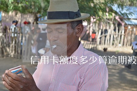 信用卡额度多少算逾期被起诉 信用卡额度多少算逾期被起诉