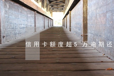 信用卡额度超5万逾期还一部分 信用卡额度超5万逾期还一部分