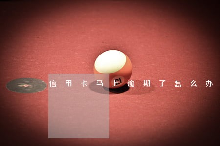 信用卡马上逾期了怎么办 信用卡马上逾期了怎么办