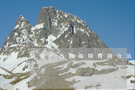 信用卡高额逾期费用合法吗