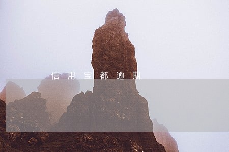 信用宝都逾期 信用宝都逾期