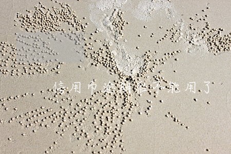 信用币逾期后不能用了 信用币逾期后不能用了
