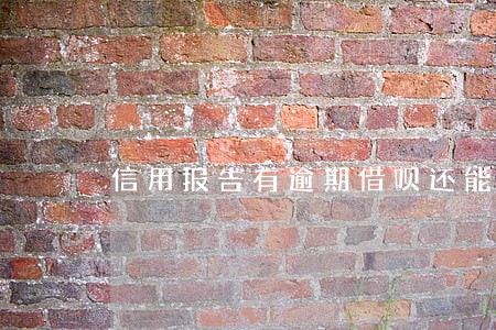 信用报告有逾期借呗还能借吗 信用报告有逾期借呗还能借吗