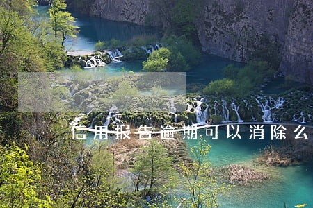 信用报告逾期可以消除么 信用报告逾期可以消除么