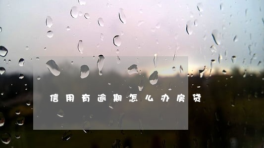 信用有逾期怎么办房贷 信用有逾期怎么办房贷