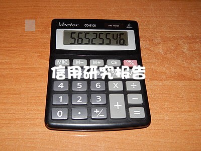 信用研究报告 信用研究报告