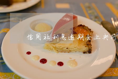 信用社利息逾期会上央行吗