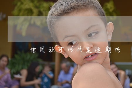 信用社可以修复逾期吗 信用社可以修复逾期吗