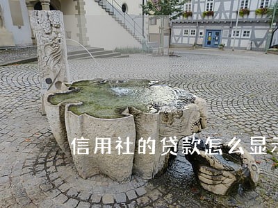 信用社的贷款怎么显示的逾期 信用社的贷款怎么显示的逾期