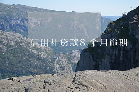 信用社贷款8个月逾期 信用社贷款8个月逾期