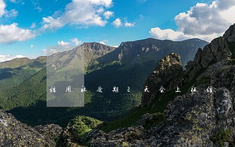 信用社逾期2天会上征信