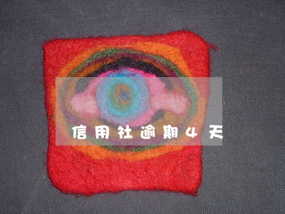 信用社逾期4天 信用社逾期4天