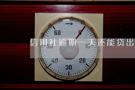 信用社逾期一天还能贷出来不 信用社逾期一天还能贷出来不