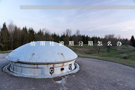 信用社逾期分期怎么办 信用社逾期分期怎么办