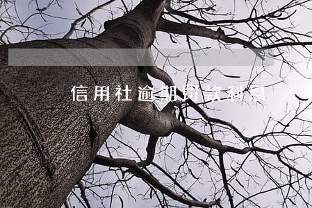 信用社逾期罚款利息 信用社逾期罚款利息
