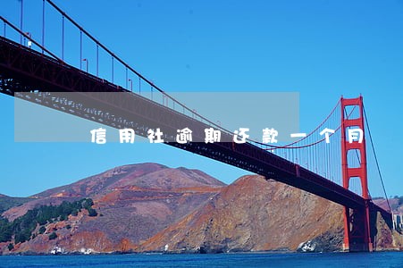 信用社逾期还款一个月 信用社逾期还款一个月