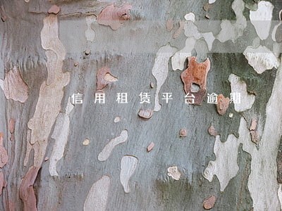 信用租赁平台逾期 信用租赁平台逾期