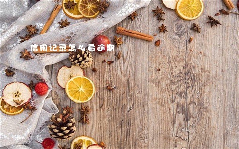 信用记录怎么看逾期 信用记录怎么看逾期