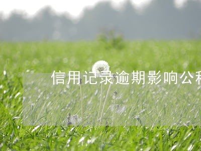 信用记录逾期影响公积金贷款 信用记录逾期影响公积金贷款