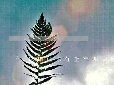 信用证卡在坐牢期间逾期利息