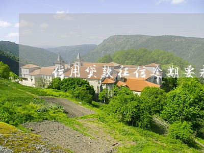 信用贷款征信逾期要求