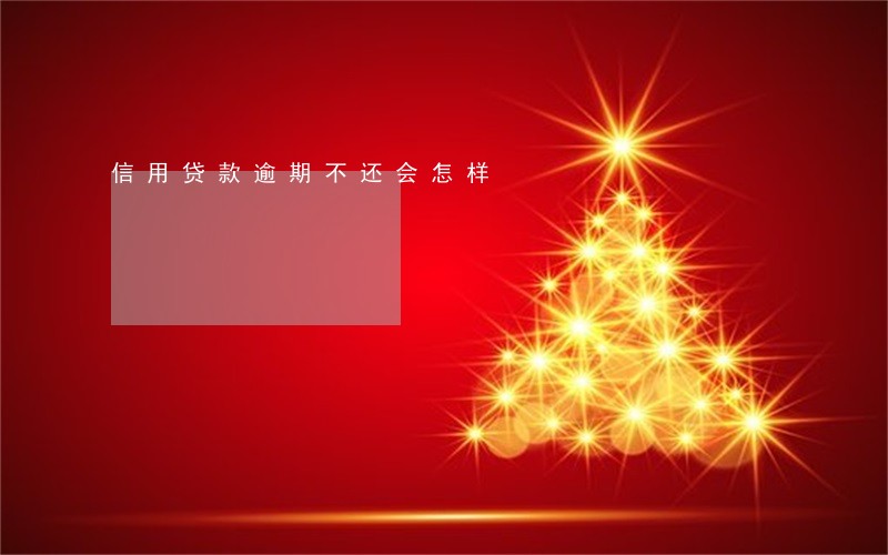 信用贷款逾期不还会怎样 信用贷款逾期不还会怎样