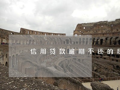 信用贷款逾期不还的后果 信用贷款逾期不还的后果