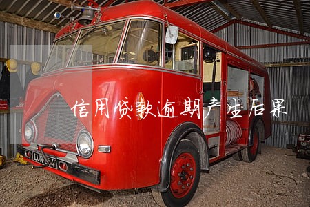 信用贷款逾期产生后果 信用贷款逾期产生后果
