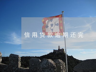 信用贷款逾期还完 信用贷款逾期还完